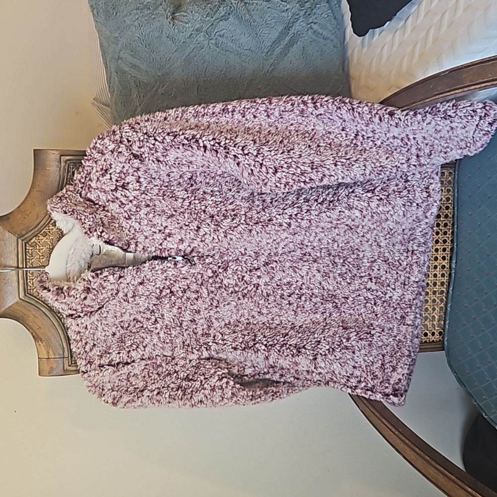 Time & Tru sherpa pull over..womens small.